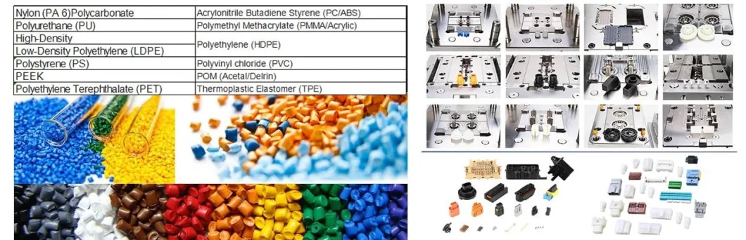 OEM Precise Automotive PCB Board Plug Connectors Housing Plastic Injection Molding