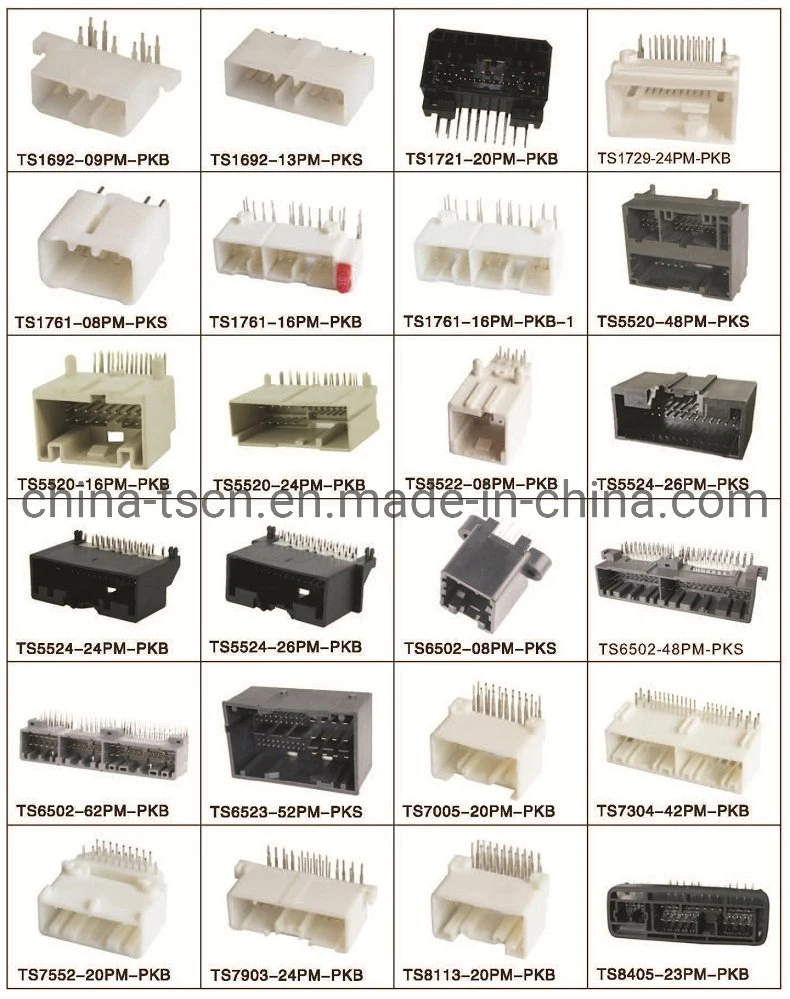 PCB Wire to Board Right-Angle Header Electrical Automotive Connector